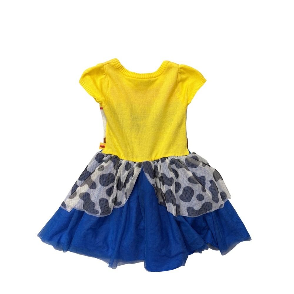 Disney Pixar Toy Story Jessie Dress 5T Cowgirl Costume Sweater Knit Tulle - Picture 4 of 6